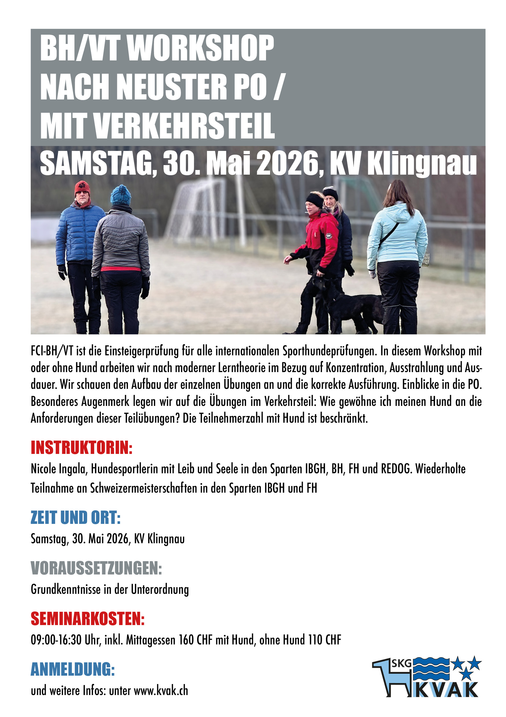 BH/VT-Workshop nach neuster PO / inkl. Verkehrsteil mit Nicole Ingala