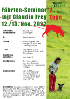 Fährten-Seminar mit Claudia Frey (2 Tage)
