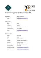 SC OG Schöftland: Einsteigerprüfung
